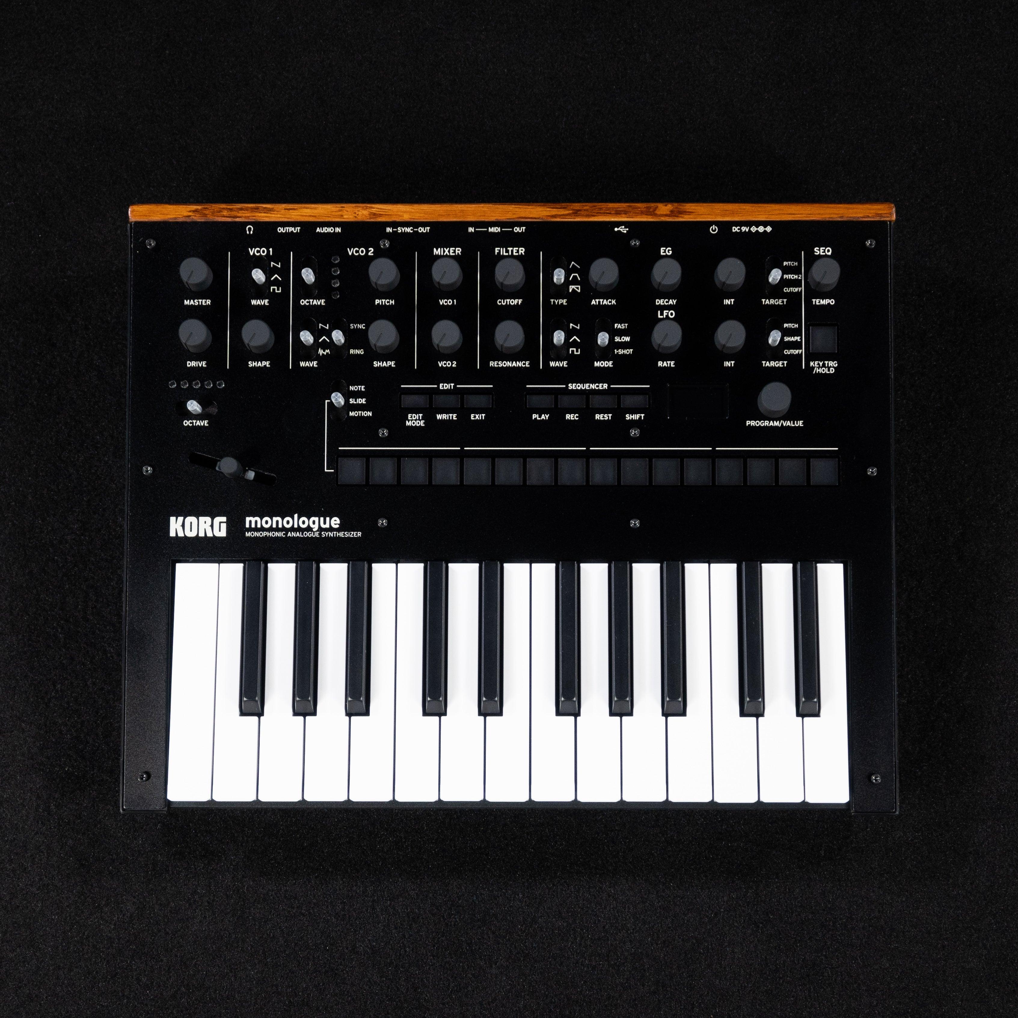 Korg Monologue -Monophonic Analogue Synthesizer Black