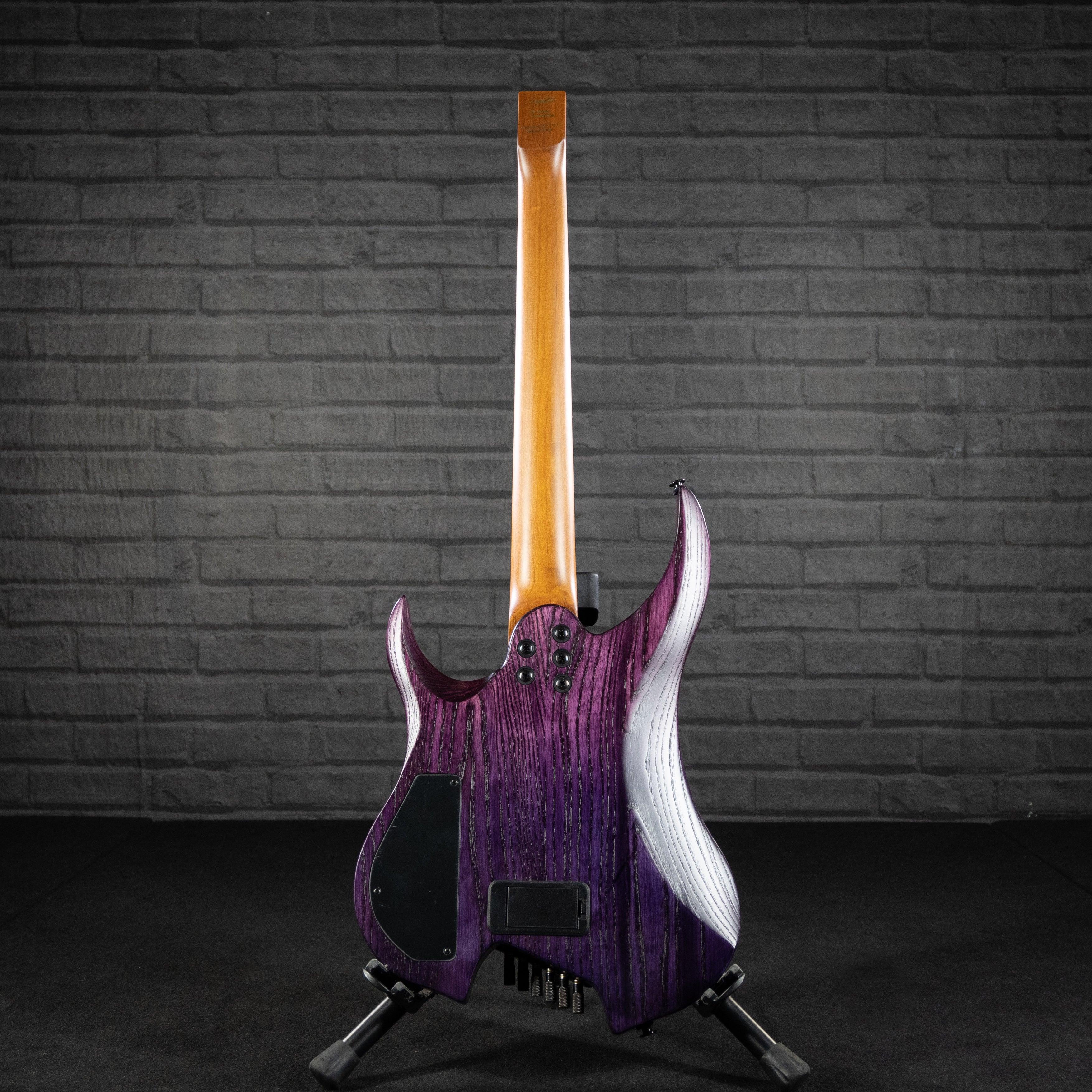 Legator Ghost G6FP 6-String Headless Multiscale Electric Guitar (Iris Fade) - Impulse Music Co.