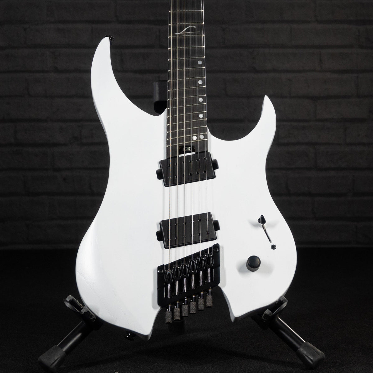 Legator Ghost G6FP 6-String Headless Multiscale Electric Guitar (SnowF