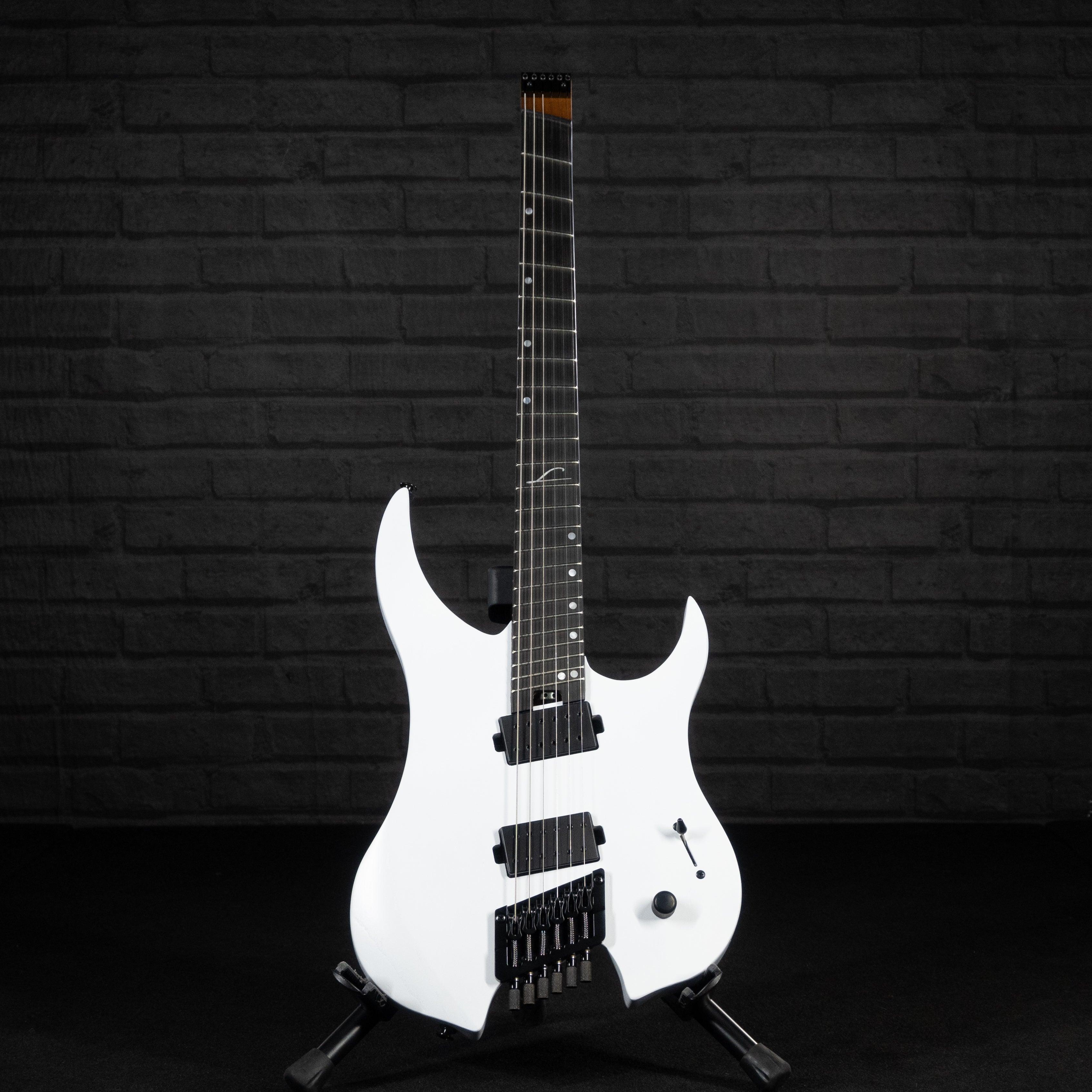 Legator Ghost G6FP 6-String Headless Multiscale Electric Guitar (SnowFall) - Impulse Music Co.