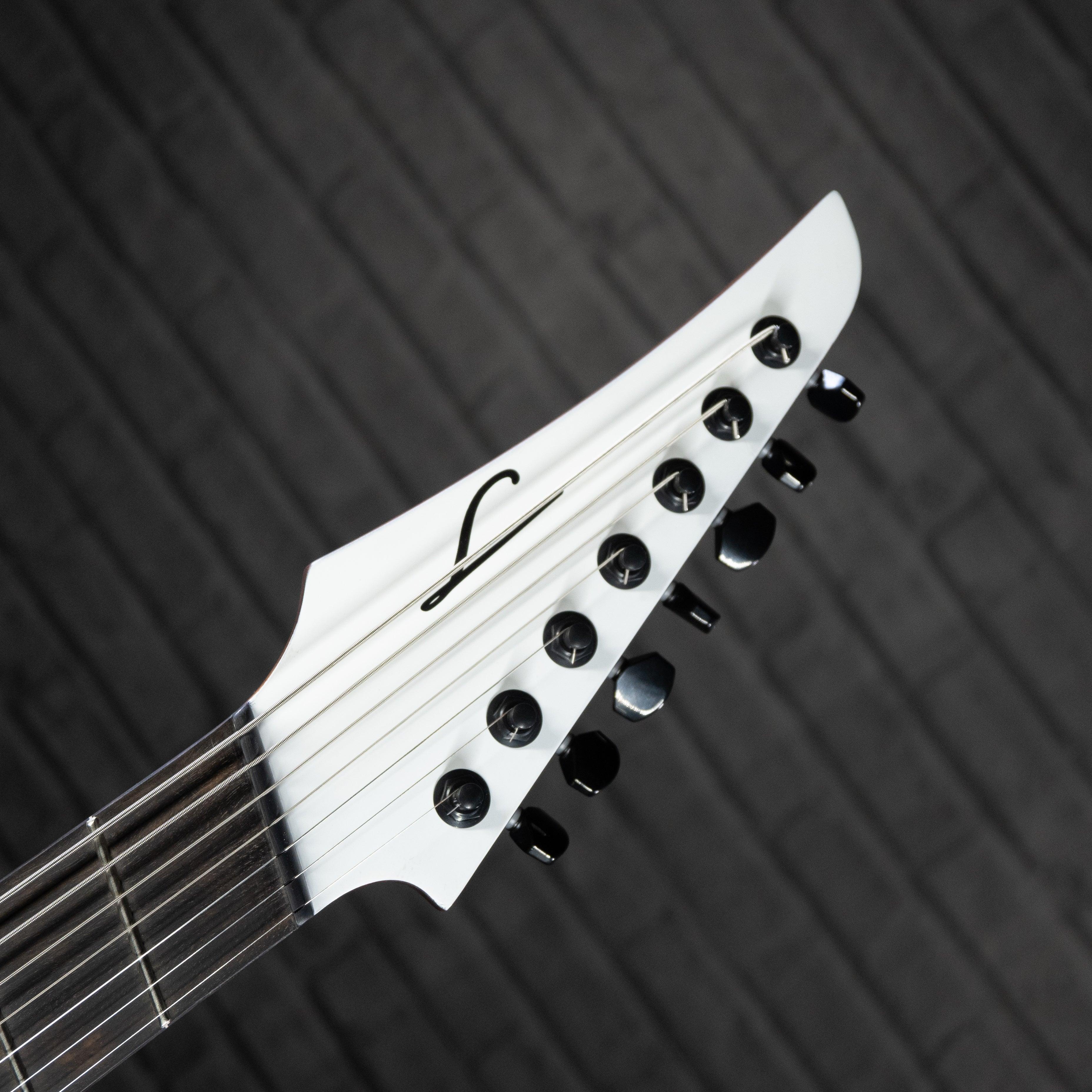 Legator Ninja N7FP 7-string Multiscale Electric Guitar (Snowfall) - Impulse Music Co.