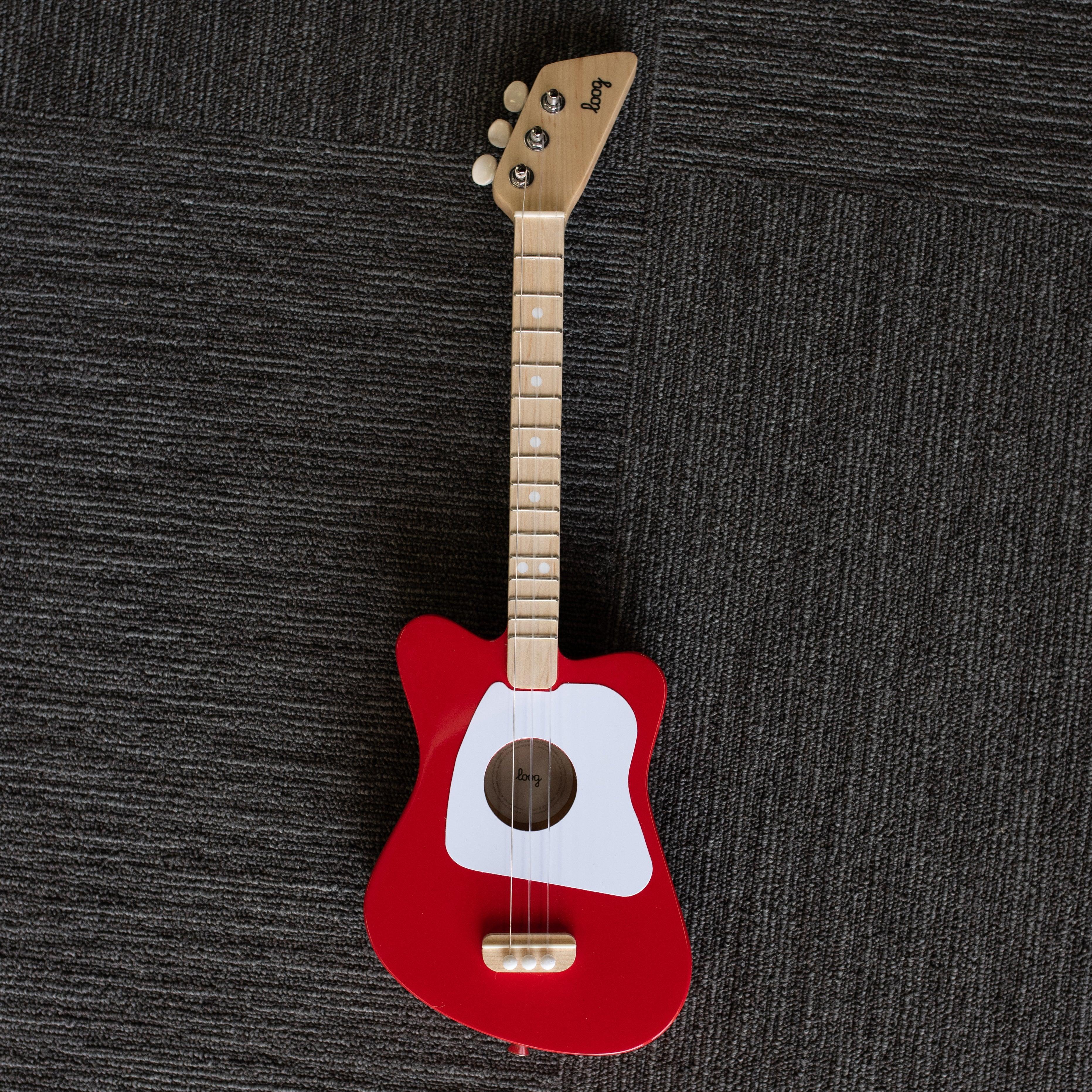 Loog Mini Guitar Red - Impulse Music Co.
