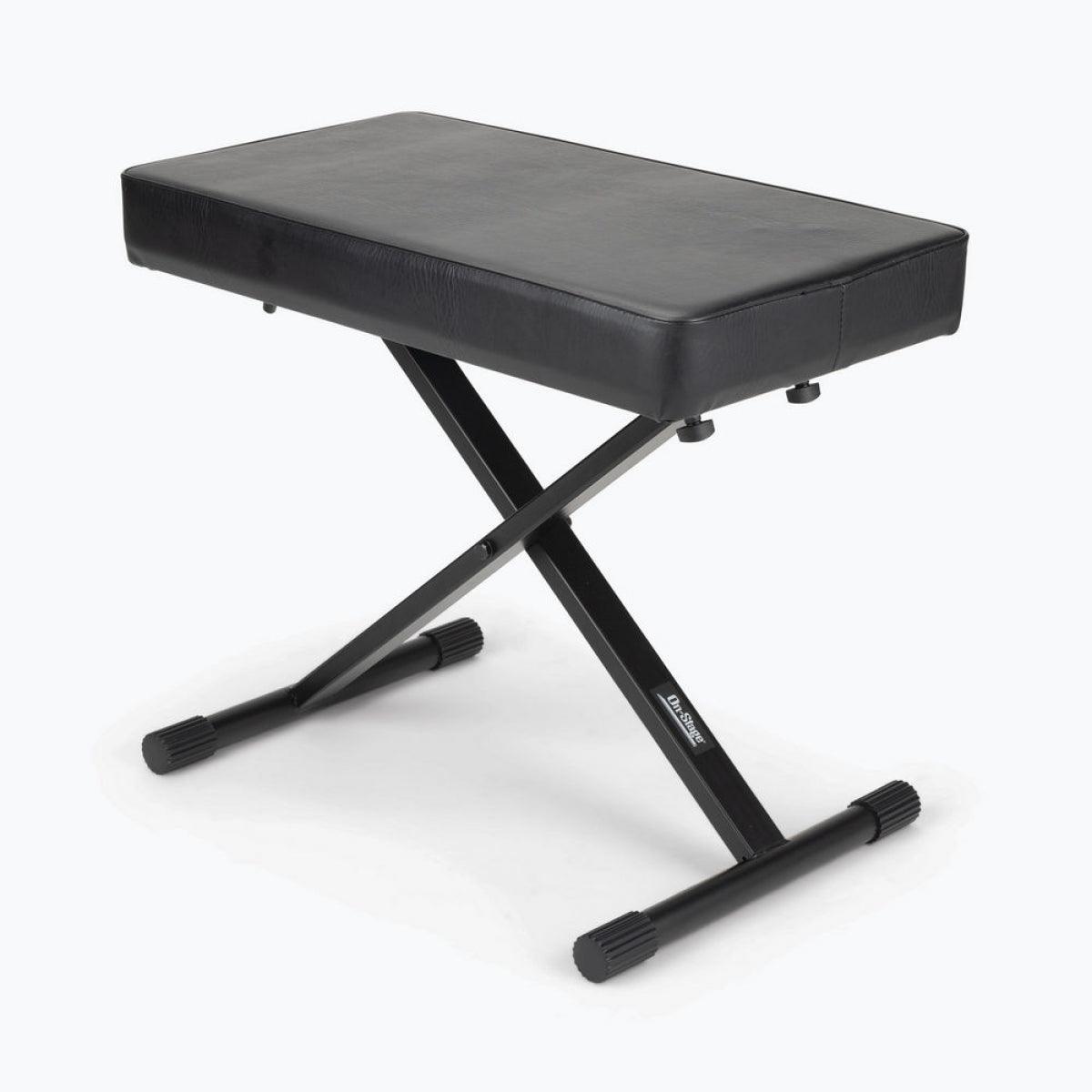 On-Stage KT7800+ Deluxe X-Style Keyboard Bench - Impulse Music Co.