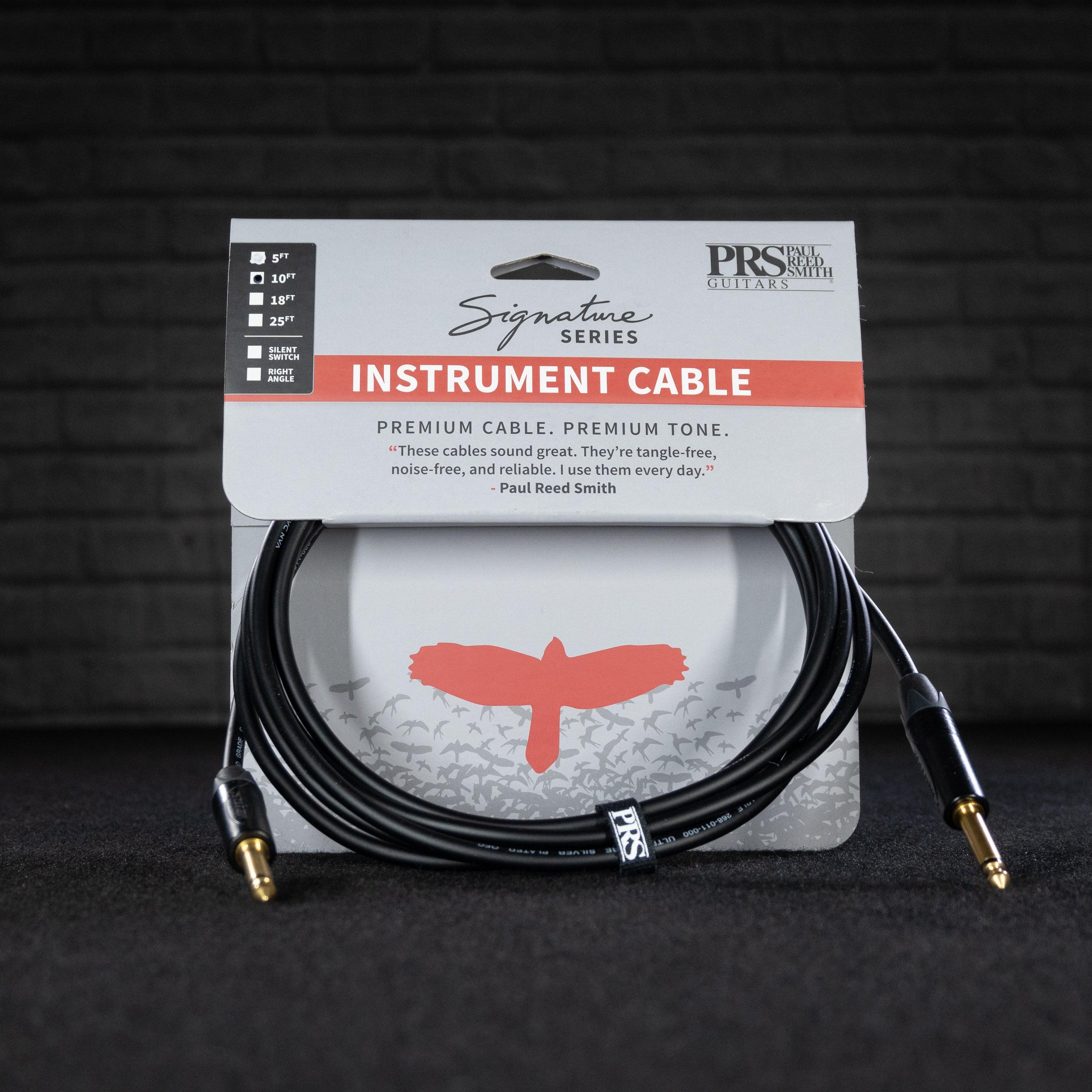 PRS 10ft Signature Instrument Cable - Straight - Impulse Music Co.