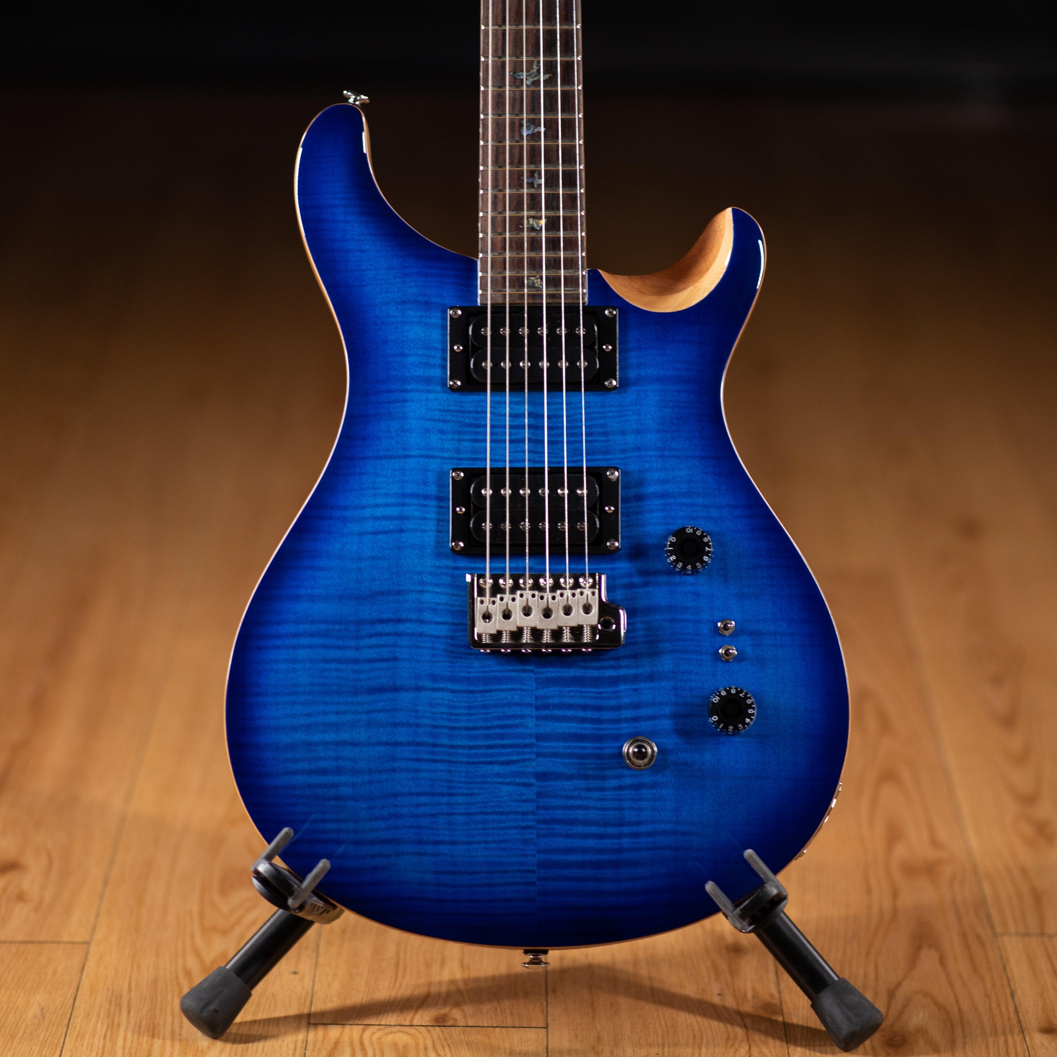 PRS 35th Anniversary SE Custom 24 Faded Blue Burst - Impulse Music Co.