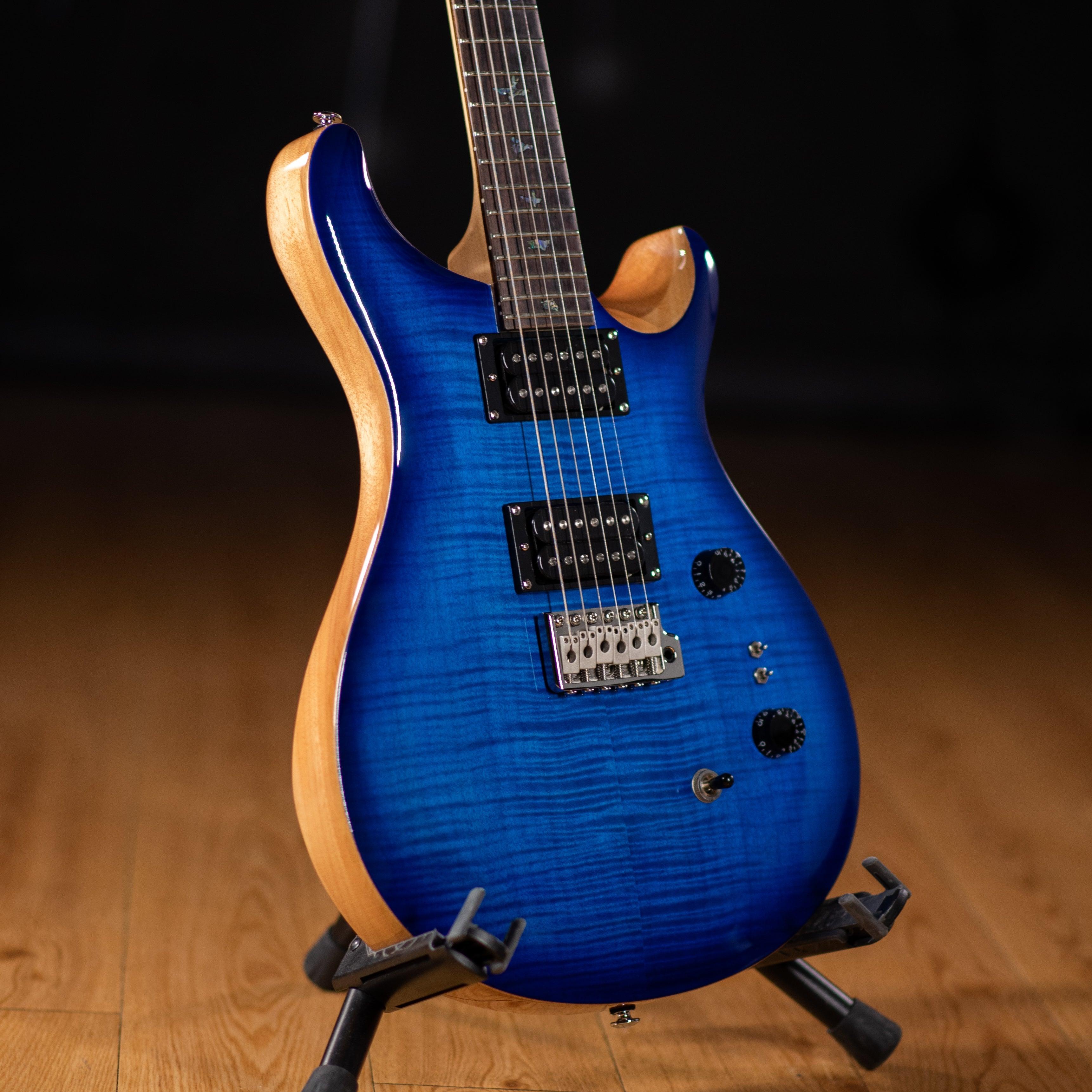 PRS 35th Anniversary SE Custom 24 Faded Blue Burst - Impulse Music Co.