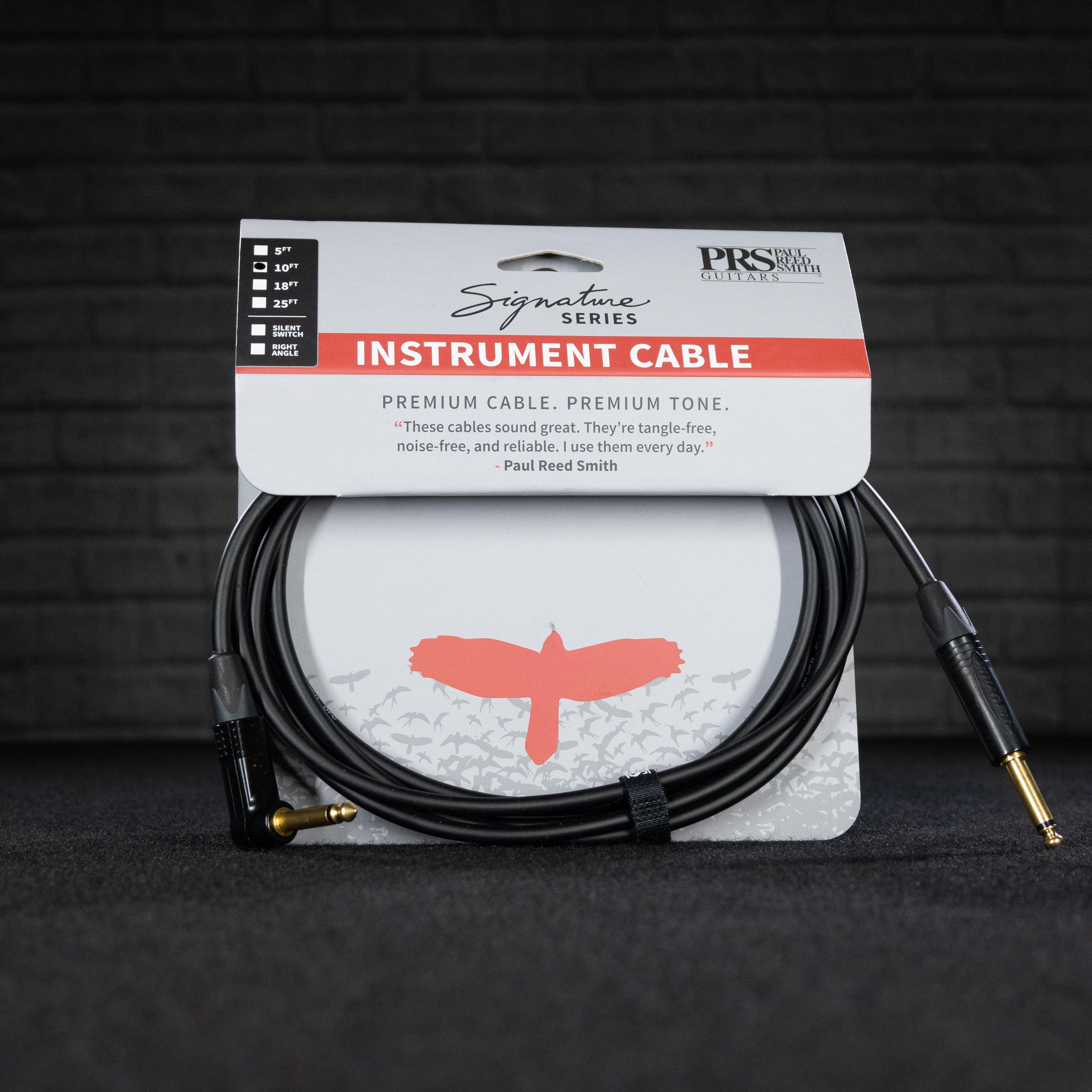 PRS Signature Series 10ft Instrument Cable Straight/Angle - Impulse Music Co.