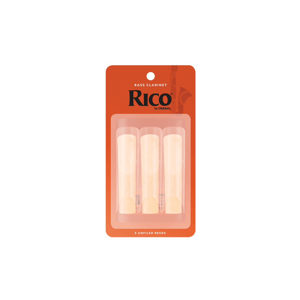Rico by D'Addario Bass Clarinet Reeds 2.0, 3-Pack - Impulse Music Co.
