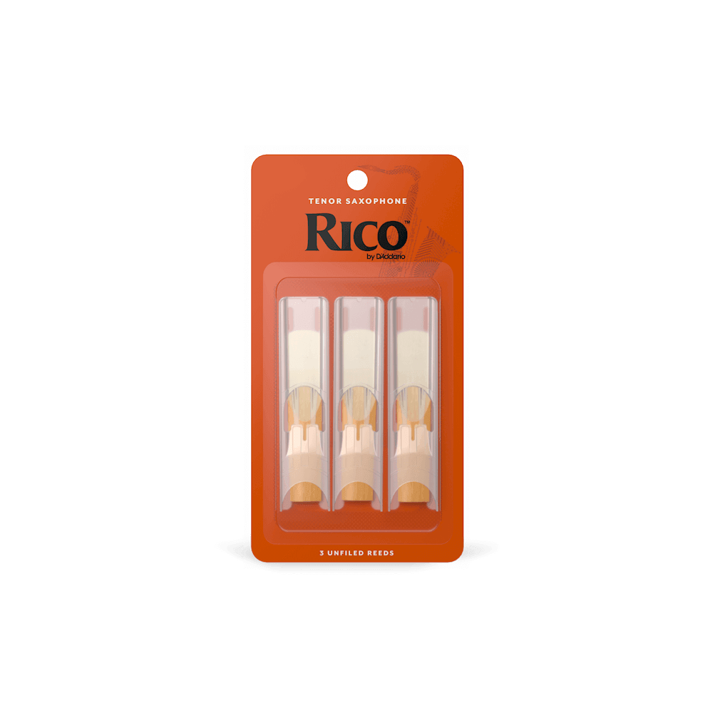 Rico by D'Addario Tenor Saxophone Reeds 2.5, 3-Pack - Impulse Music Co.