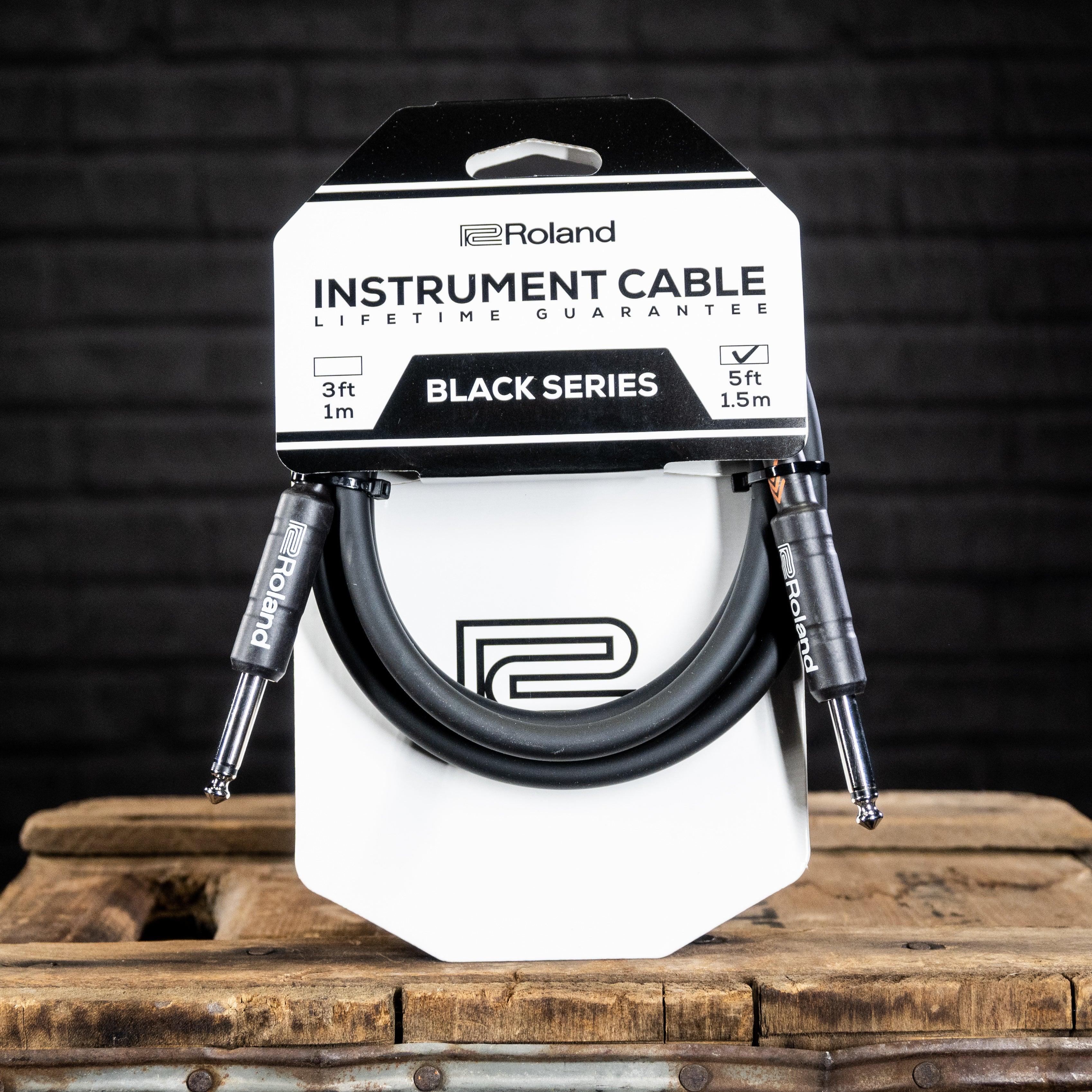 Roland Black Series Instrument Cable 5ft. - Impulse Music Co.