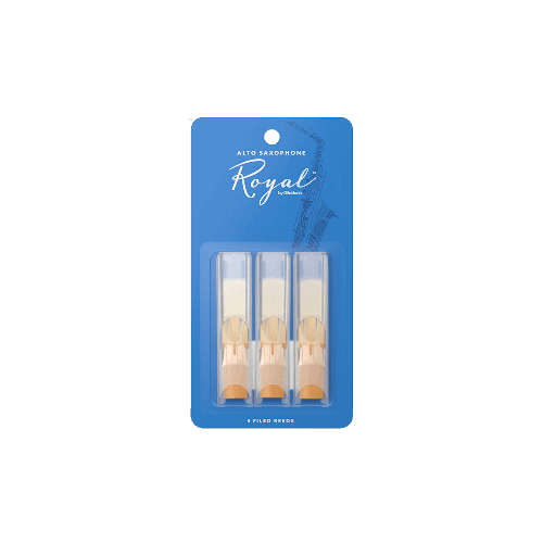 Royal by D'Addario Alto Saxophone Reeds 2.5, 3-Pack - Impulse Music Co.