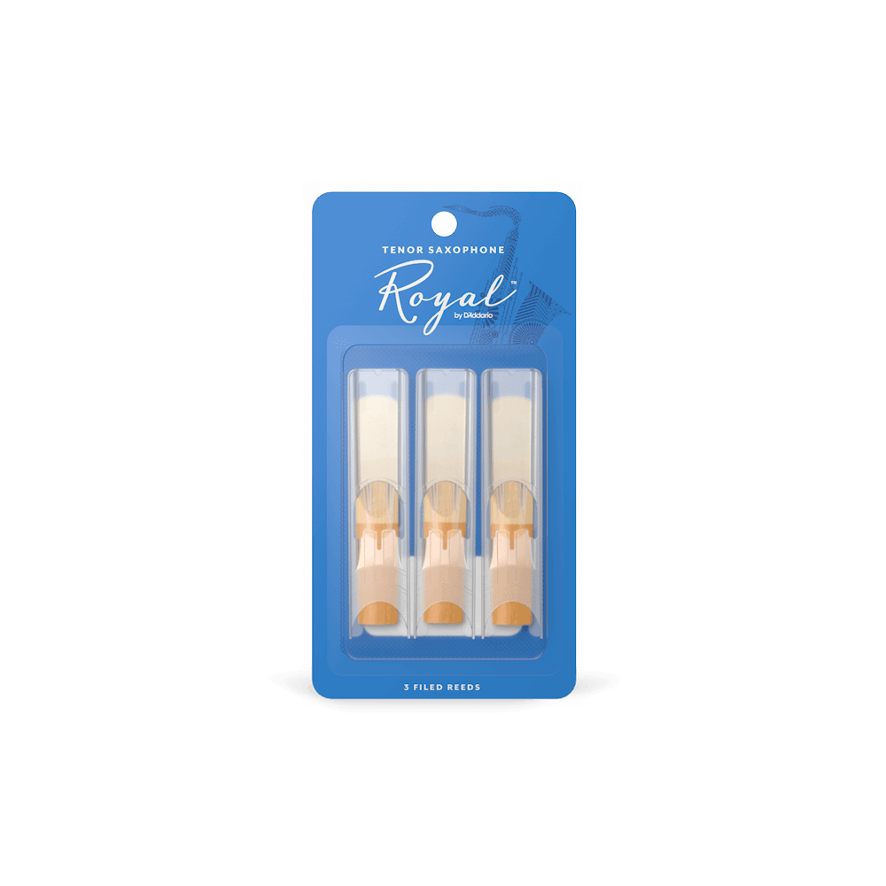 Royal by D'Addario Tenor Saxophone Reeds 2.5, 3-Pack - Impulse Music Co.