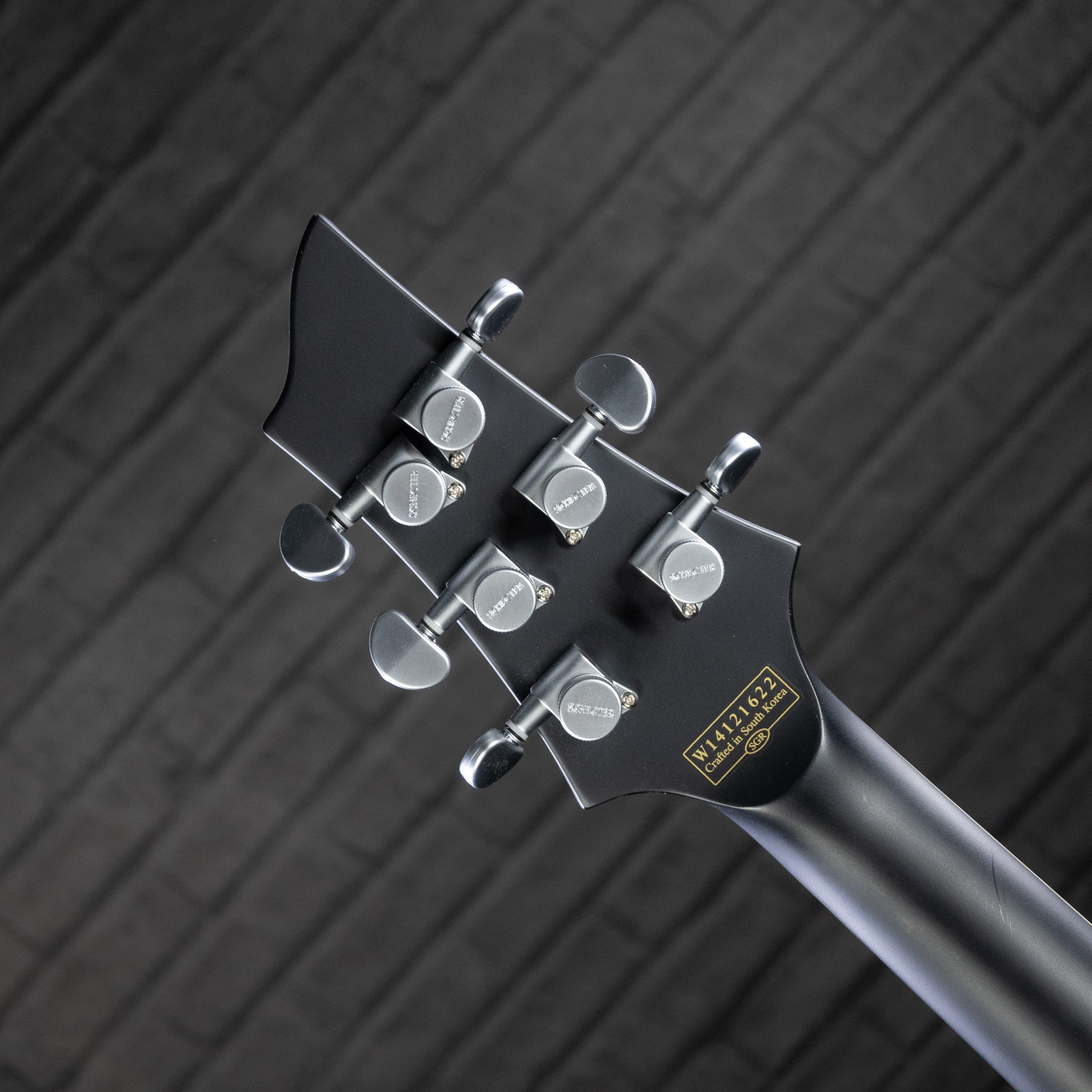 Schecter Avenger Prototype Electric Guitar (Satin Black) USED - Impulse Music Co.