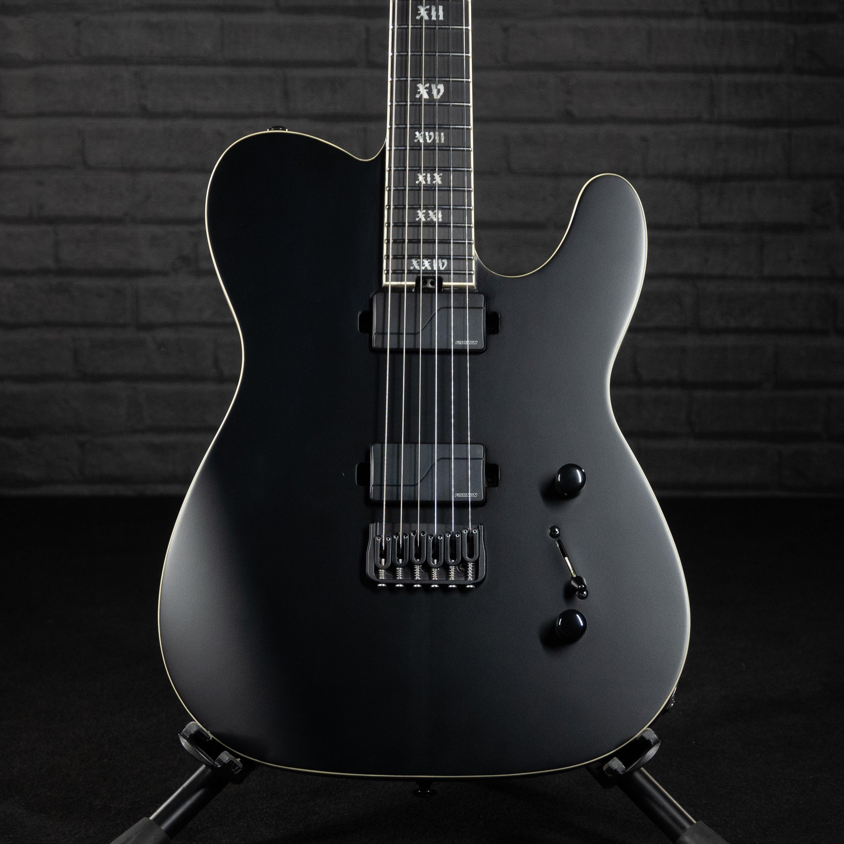 Schecter PT SLS Elite Evil Twin Electric Guitar (Satin Black) USED - Impulse Music Co.