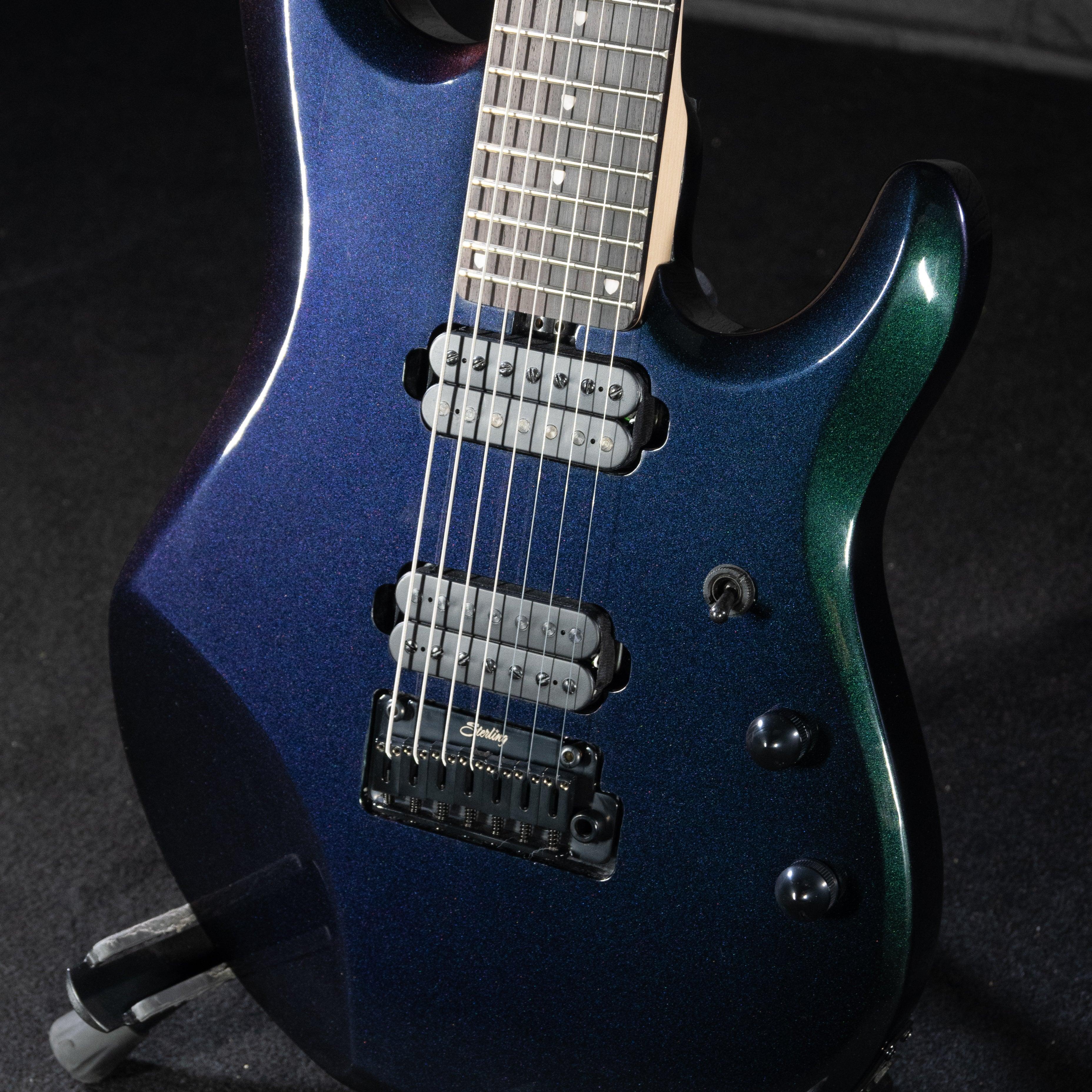 Sterling by Music Man JP70 John Petrucci Signature 7 String Electric Guitar  Mystic Dream