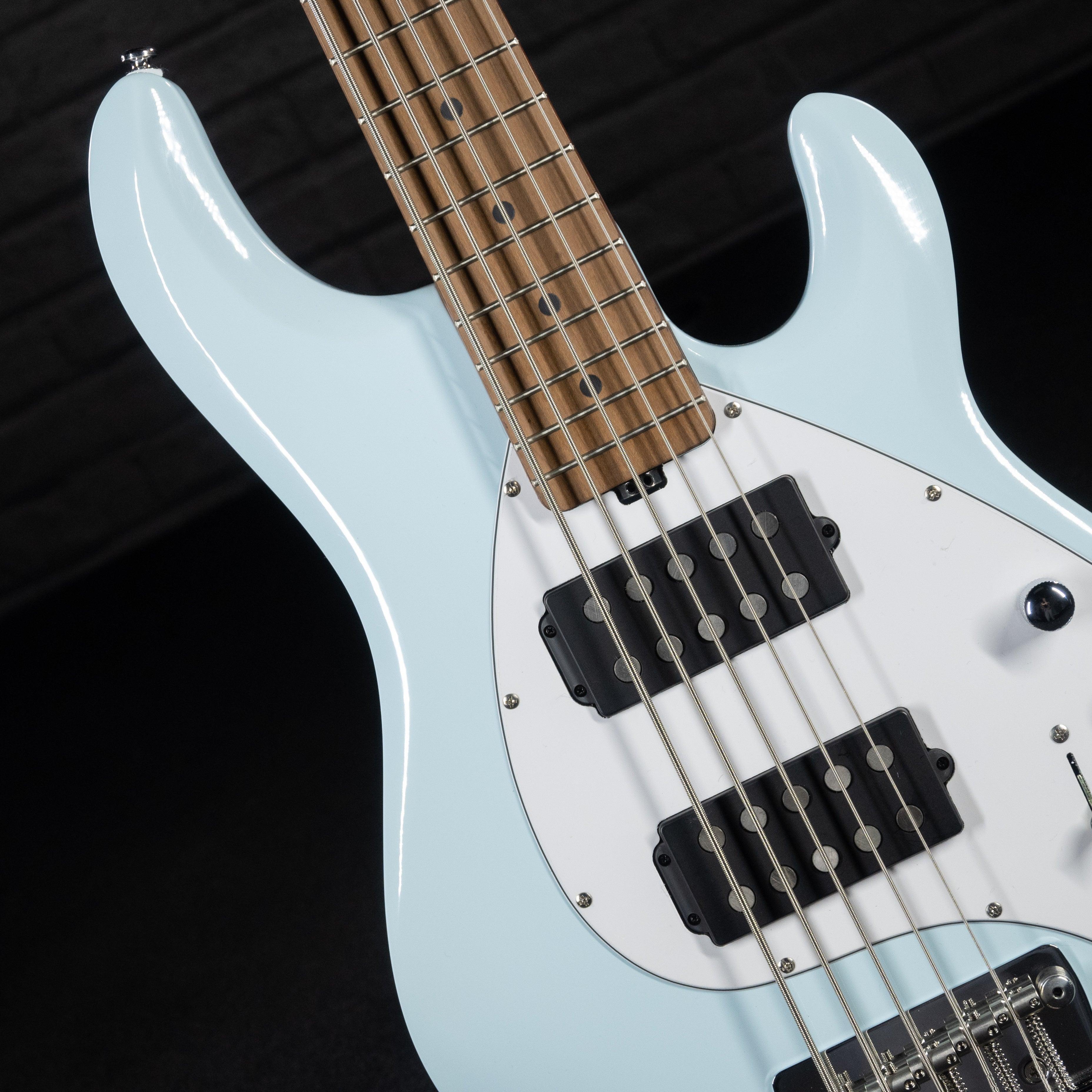 Sterling by Music Man StingRay RAY35HH (Daphne Blue) - Impulse Music Co.