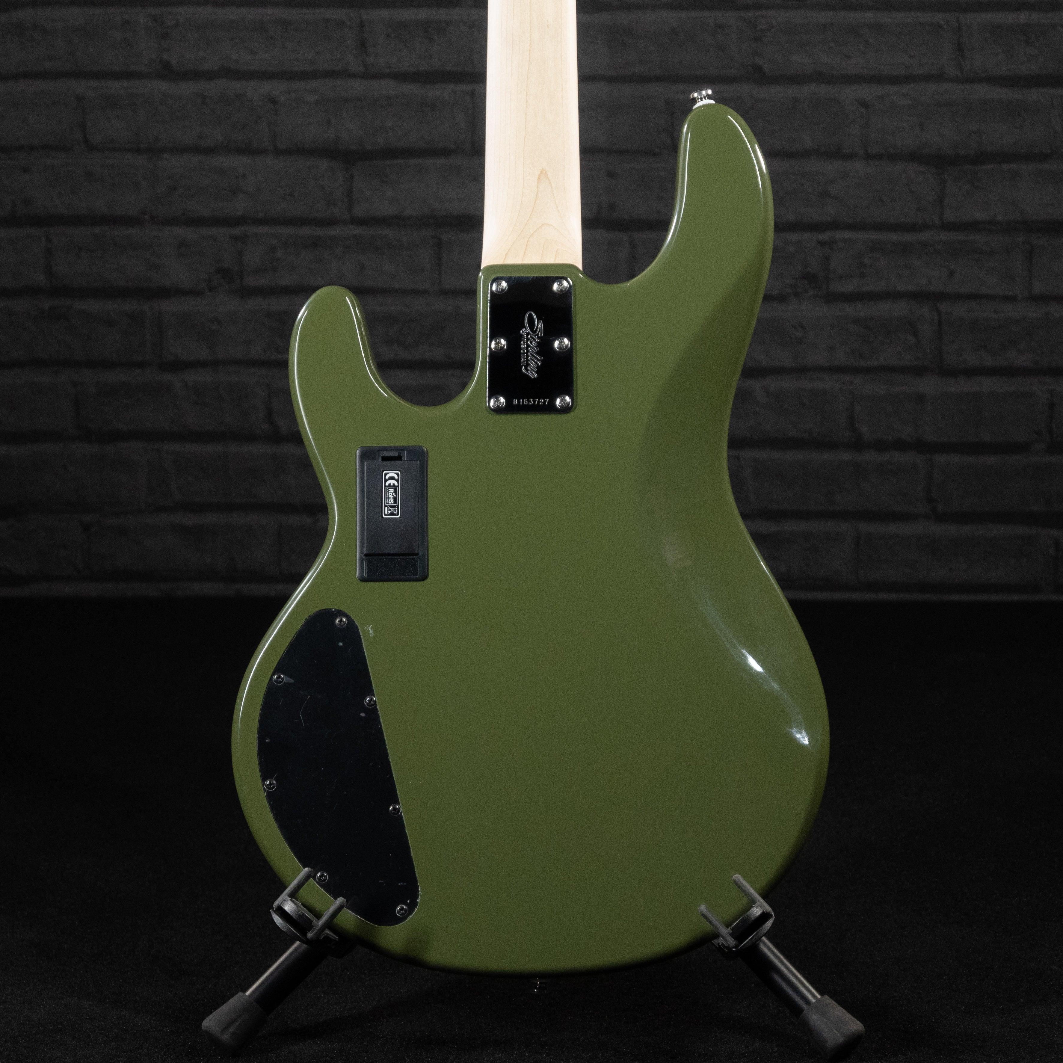 Sterling by Music Man StingRay RAY4HH (Olive) - Impulse Music Co.