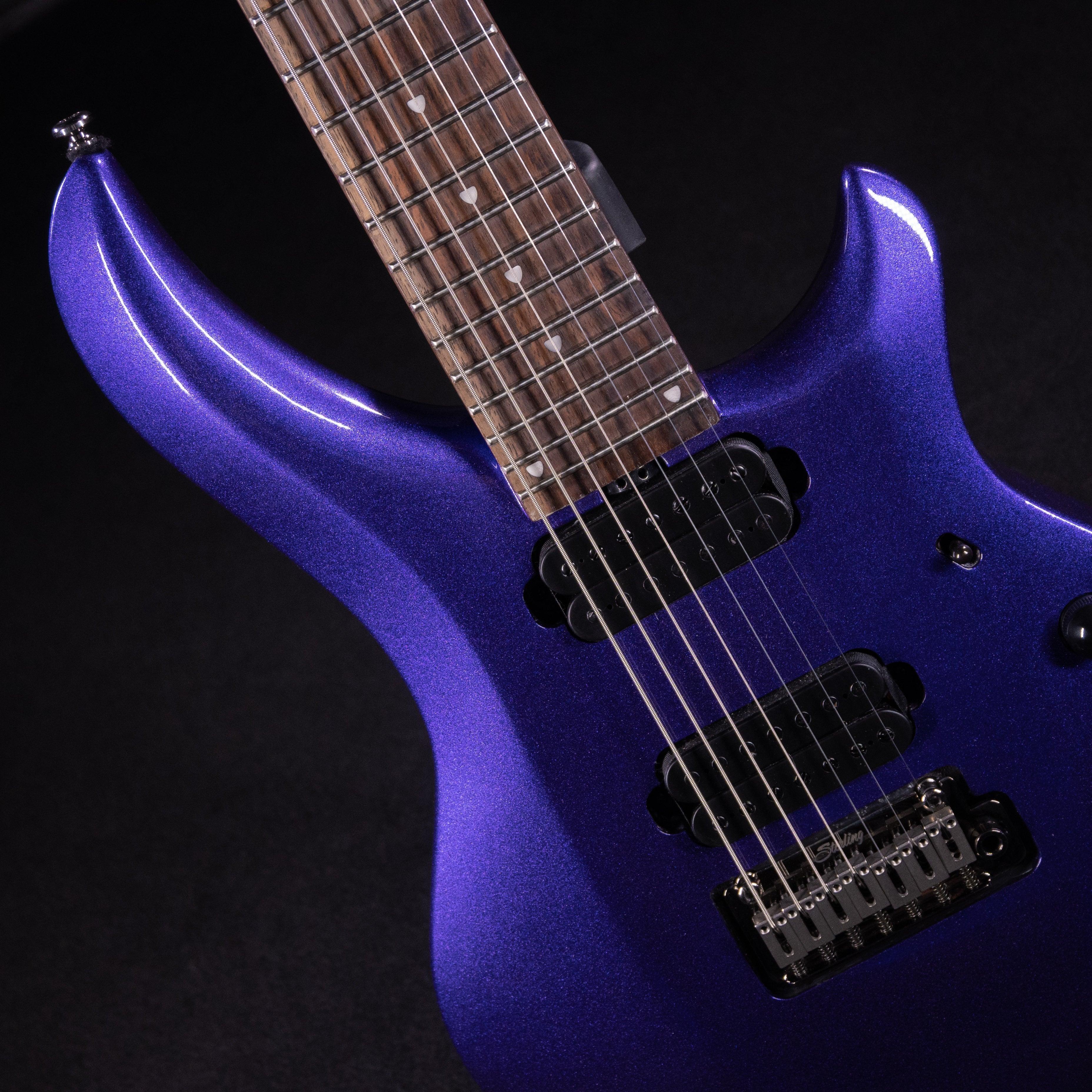 Sterling JP Majesty 7 String Metallic Purple - Impulse Music Co.