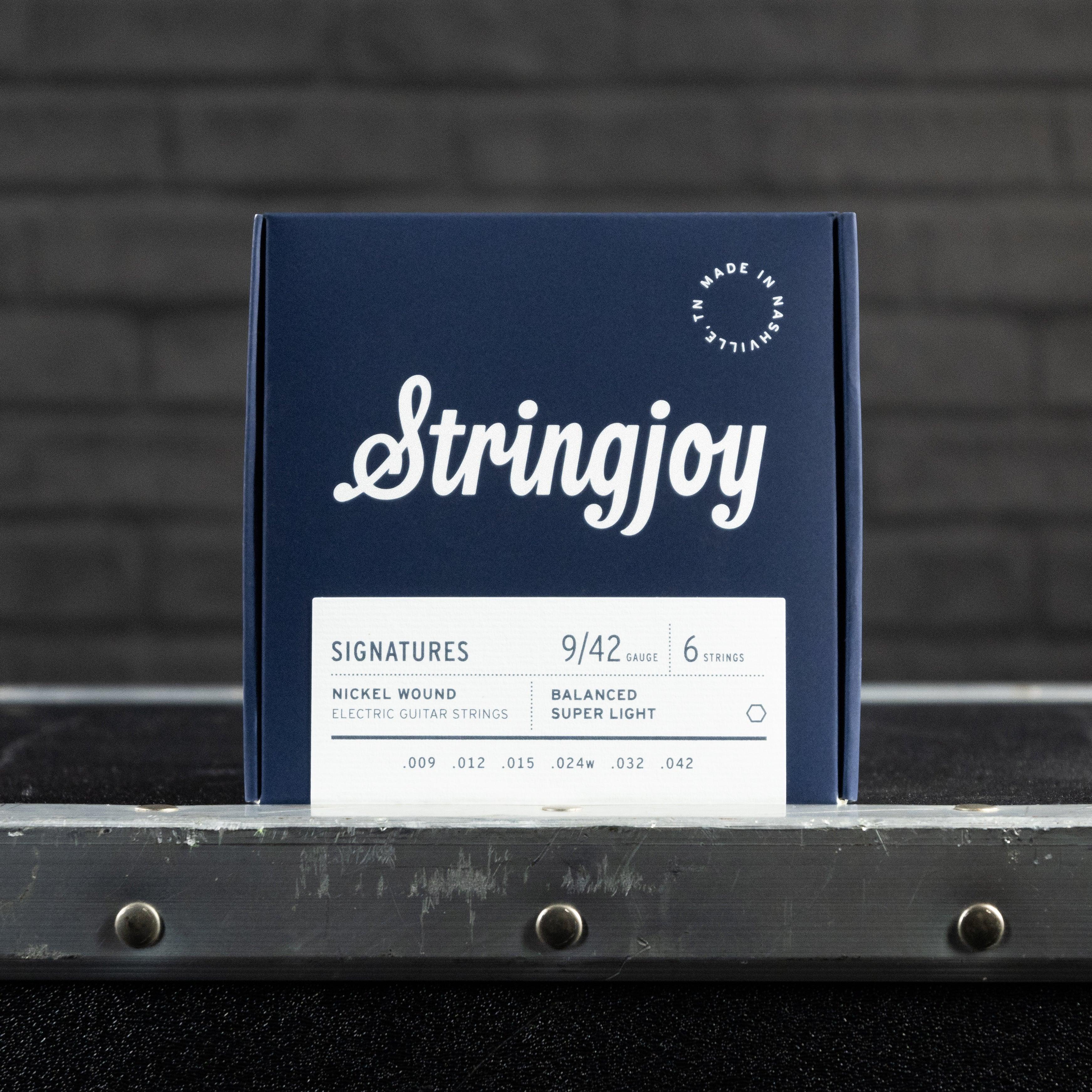 Stringjoy Signatures 9-42 Balanced Super Light Gauge Electric Guitar Strings - Impulse Music Co.