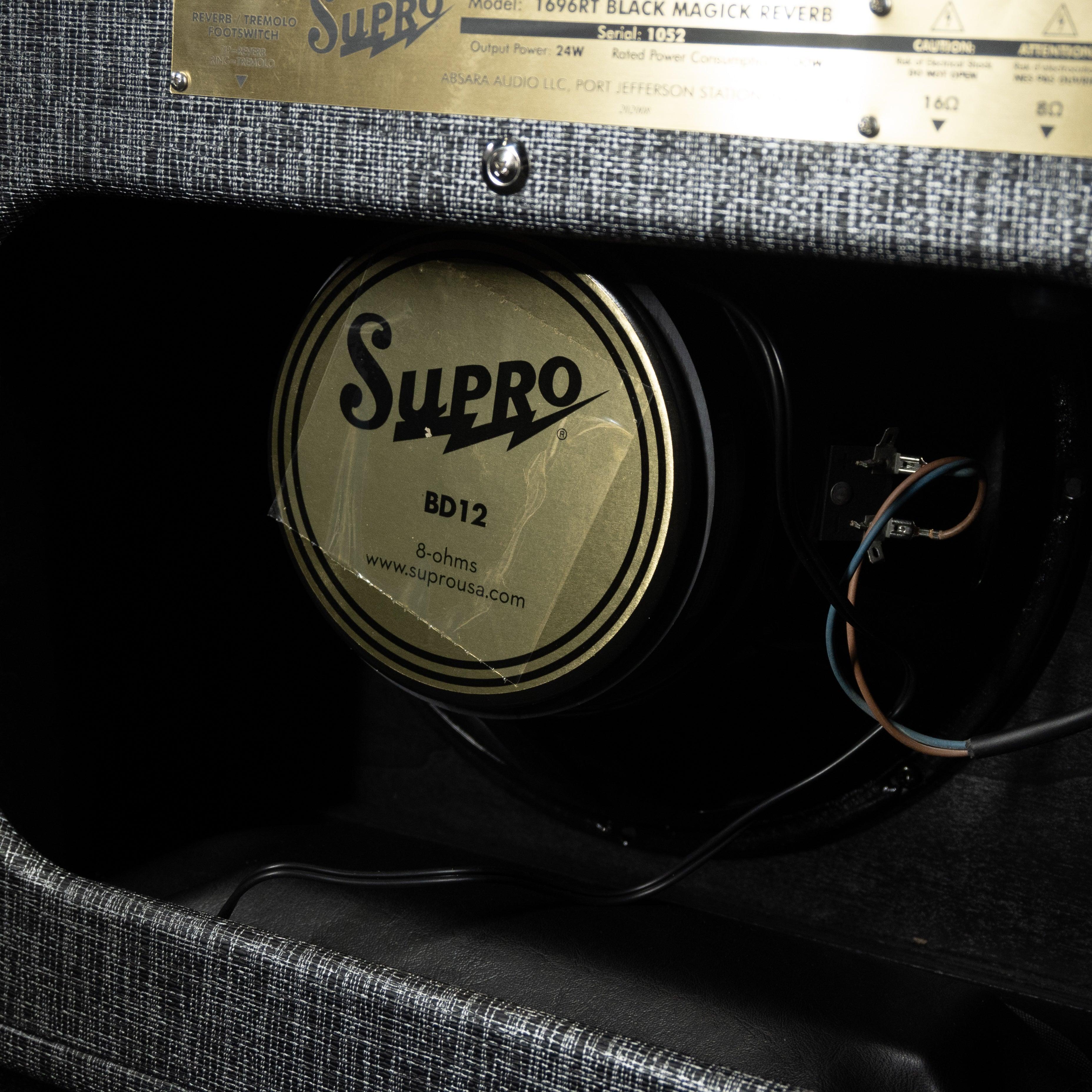 Supro Black Magick Reverb Guitar Combo Amplifier - Impulse Music Co.