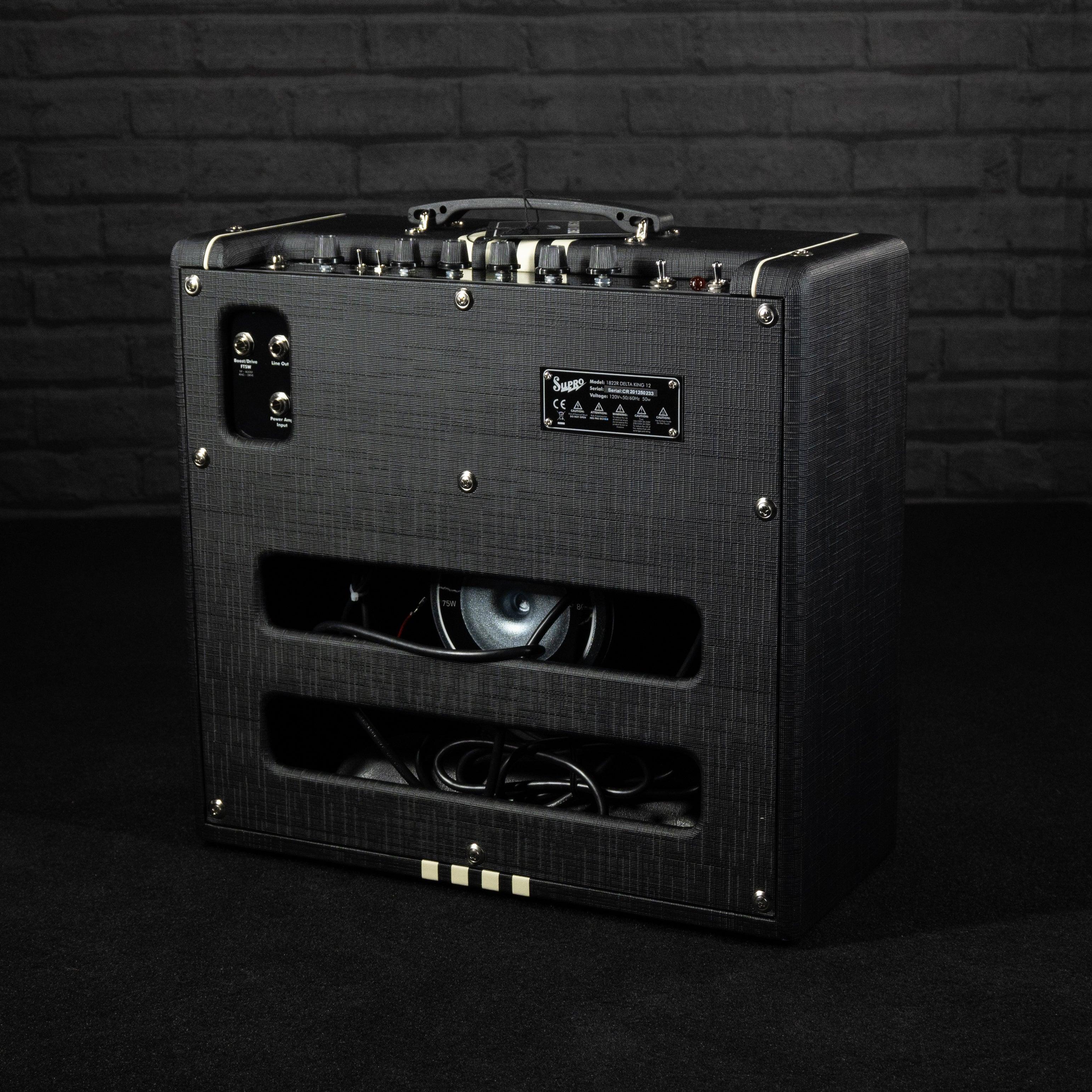 Supro Delta King 12 Guitar Combo Amplifier (Black and Cream) - Impulse Music Co.
