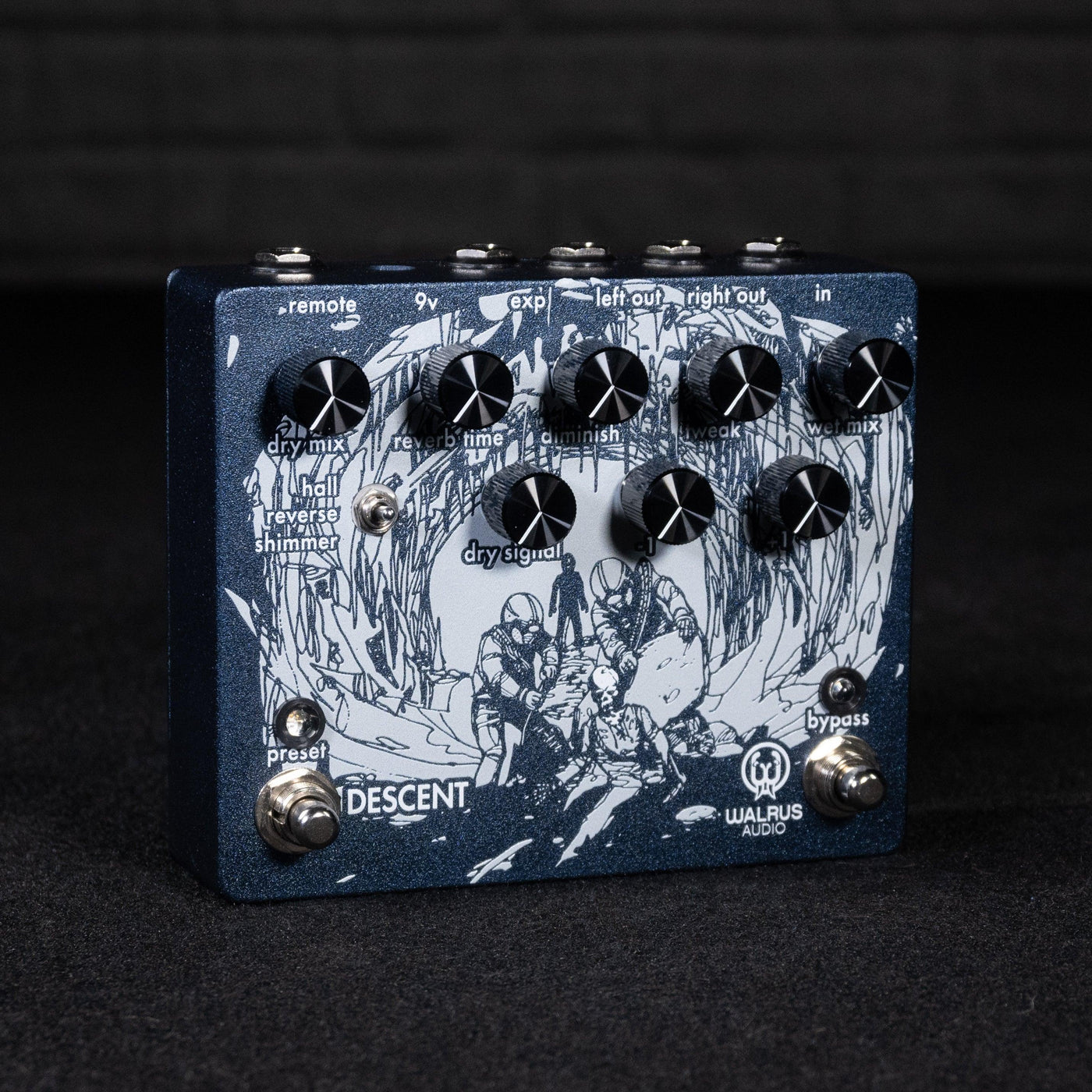 Walrus Audio Descent Reverb/Octave Machine freeshipping Impulse Music Co.