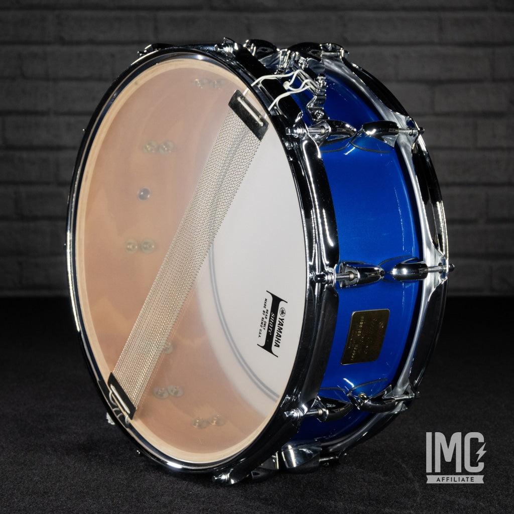 Yamaha Beech Custom Absolute Blue 14x5 *PREOWNED* - Impulse Music Co.