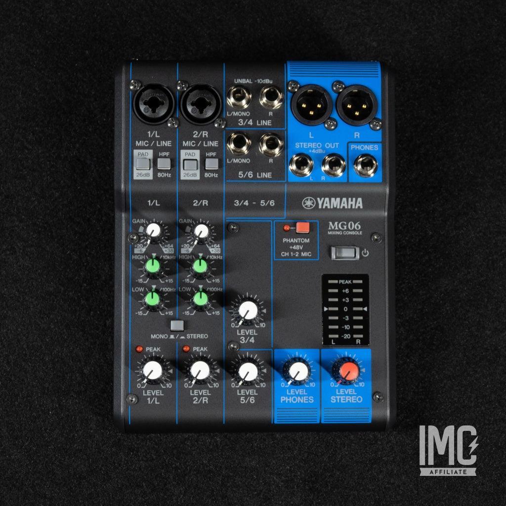 Yamaha MG06 Mixing Console - Impulse Music Co.